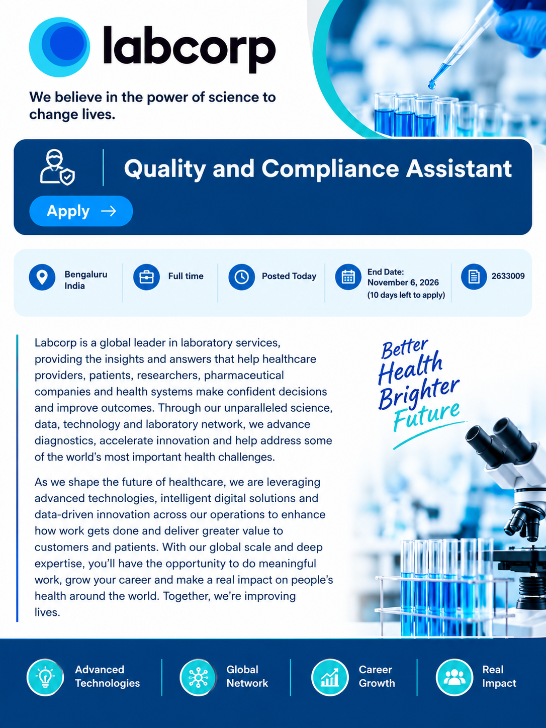 Labcorp Hiring 2026