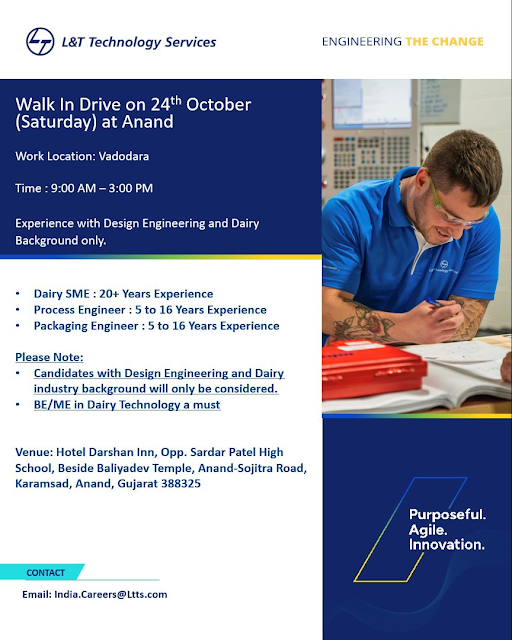 L&T Technology Services Walk-In 2026