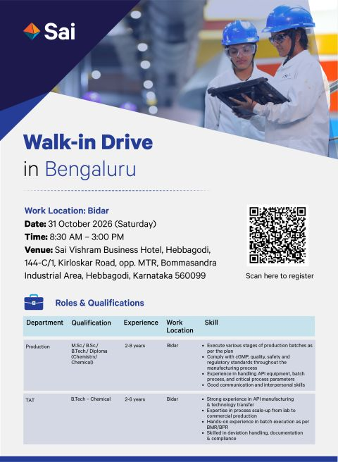 Sai Walk-In Drive 2026
