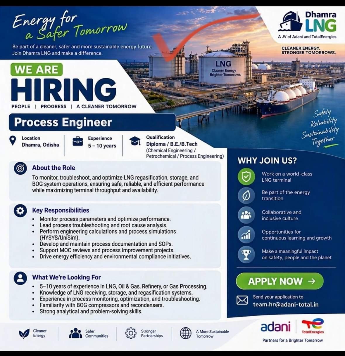 Dhamra LNG Jobs