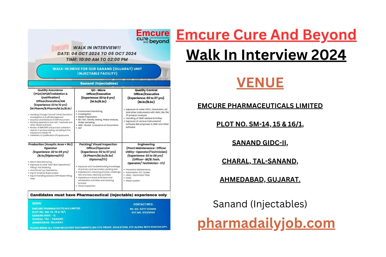 Emcure Cure And Beyond