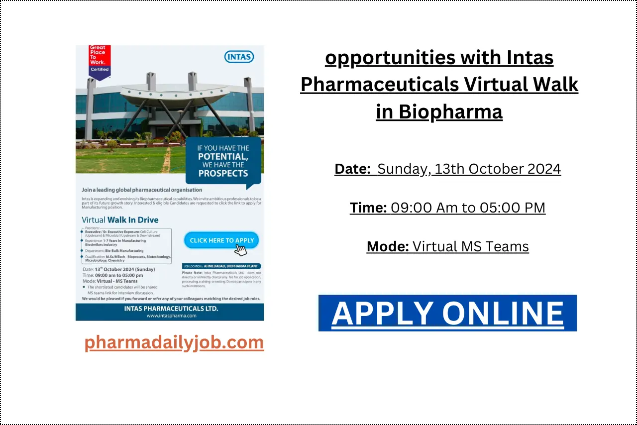 pharma Job