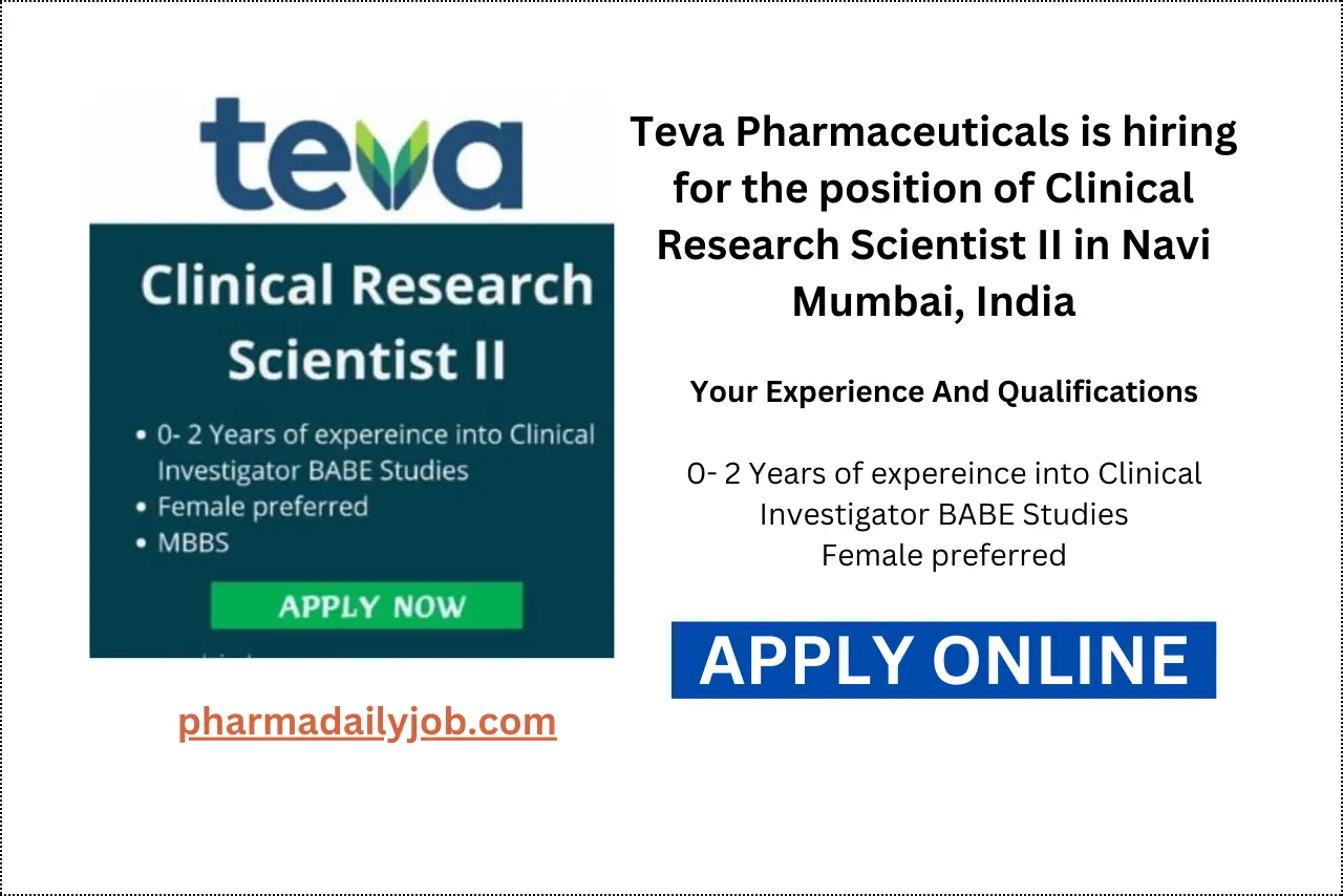 Teva Pharmaceuticals is hiring