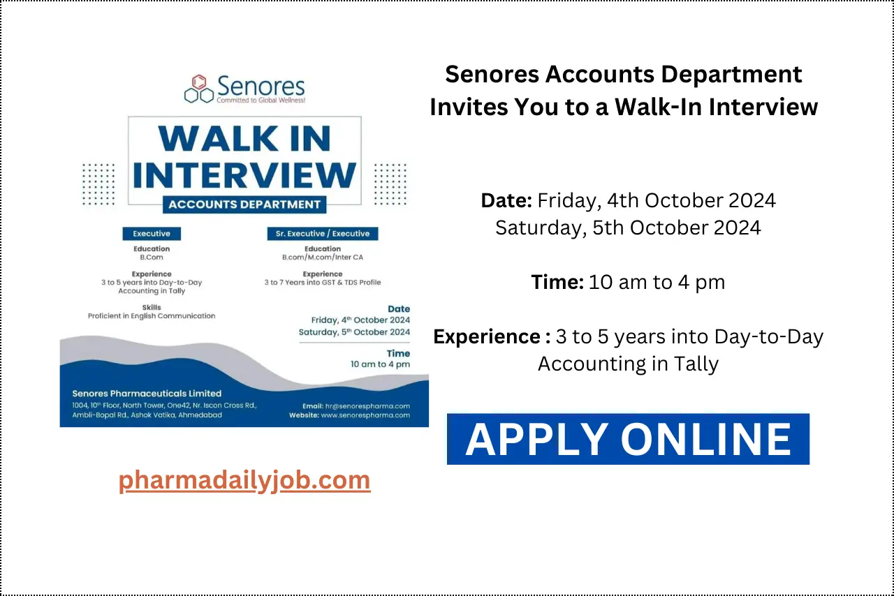 Senores Accounts Department Invites