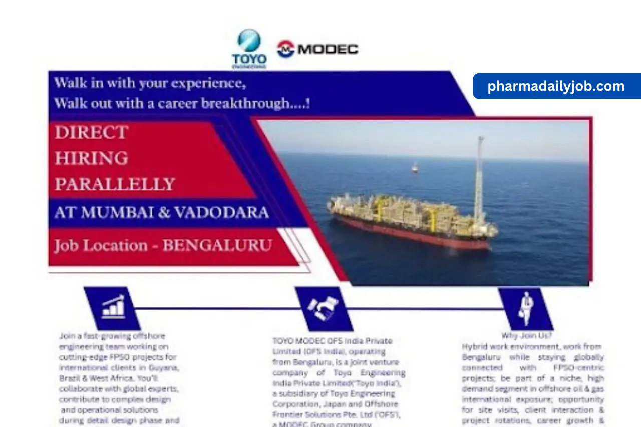 Toyo Walk-In Interview for Engineering Professionals