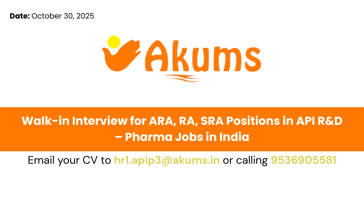 Akums-Walk-in-Interview