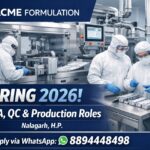 Acme Formulation Hiring