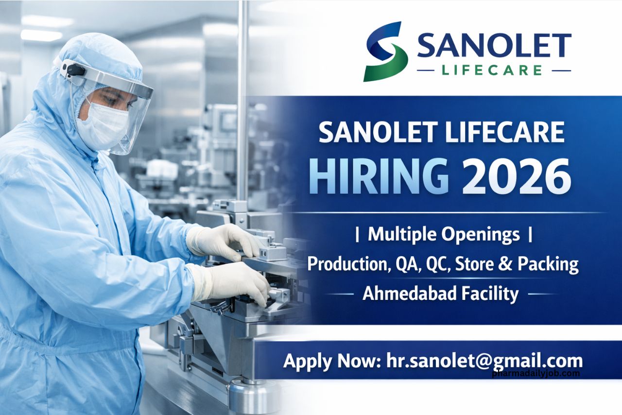 Sanolet Lifecare Hiring