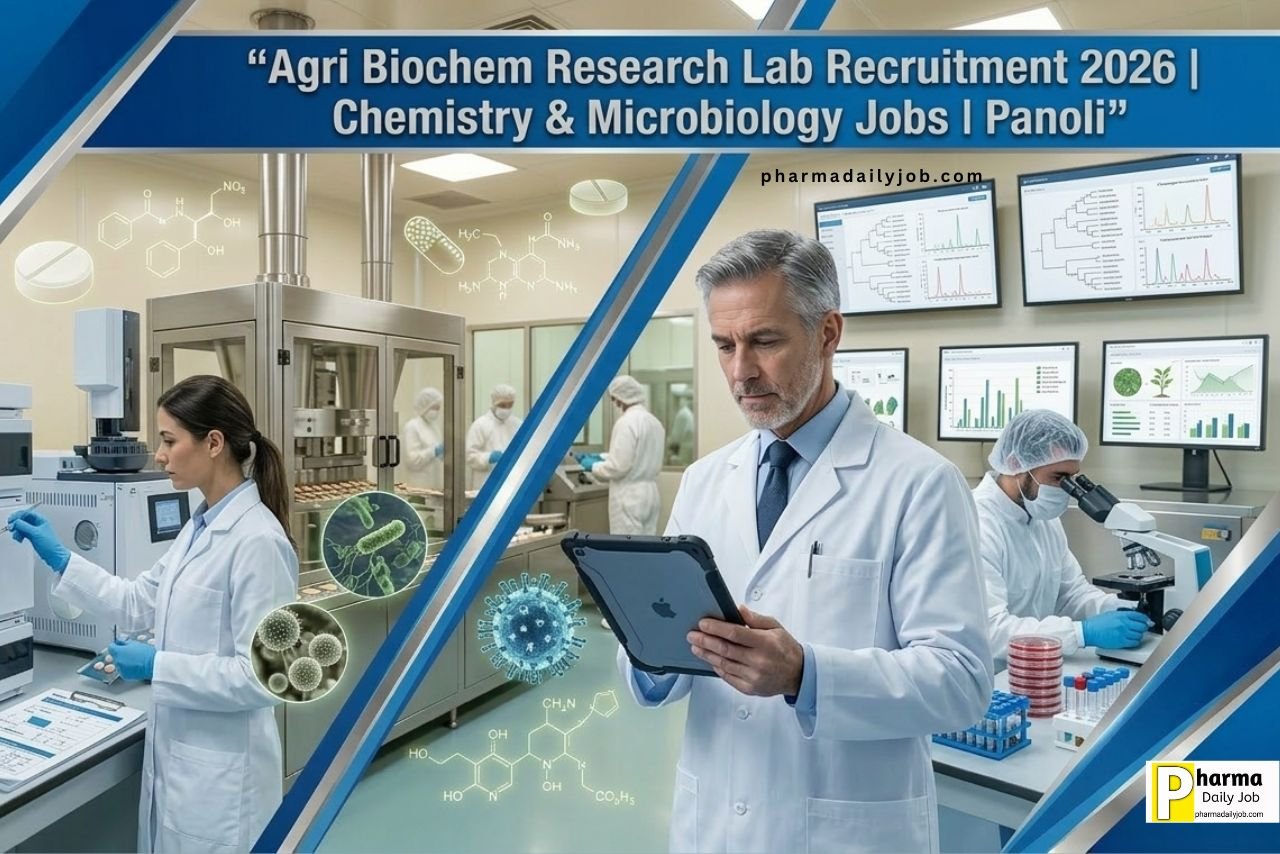 Agri Biochem Research Lab Recruitment 2026