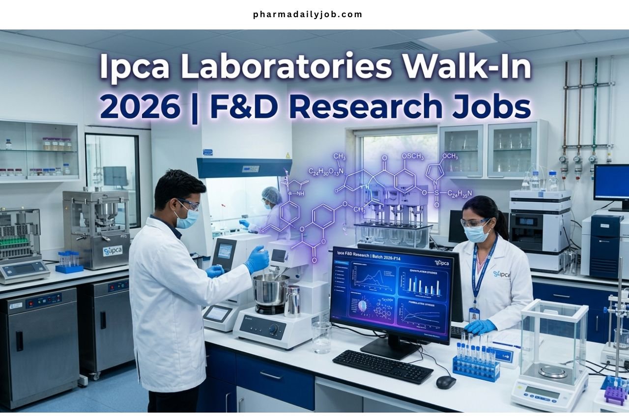 Ipca Laboratories Walk-in Interview