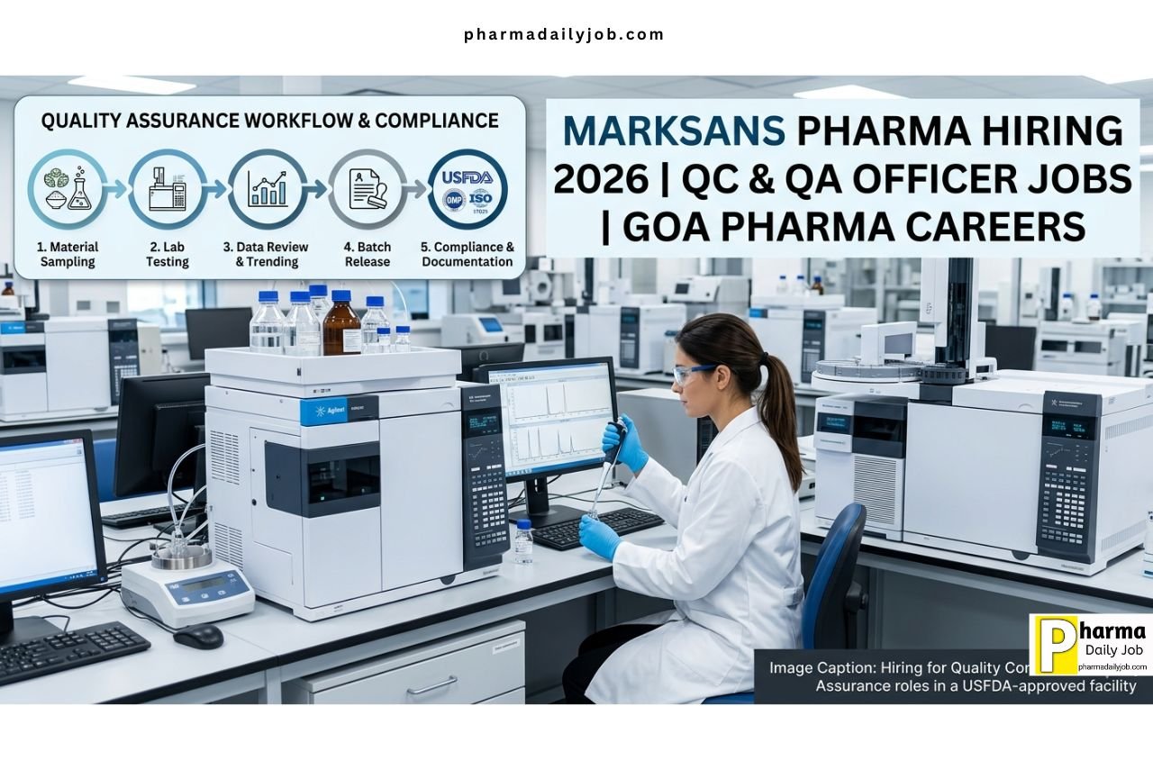 Marksans Pharma Ltd. Hiring 2026