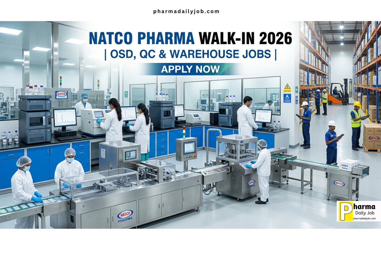Natco Pharma Walk-In Interview 2026