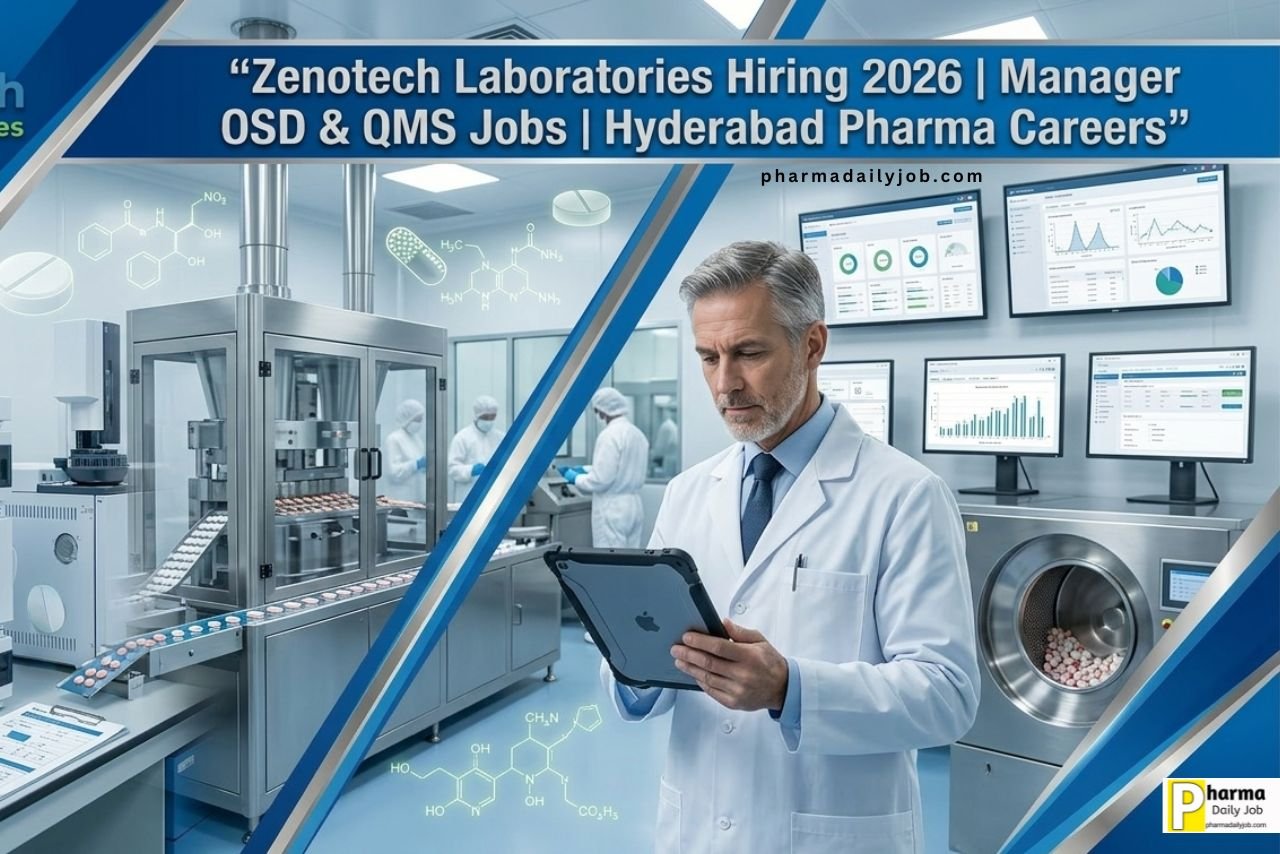 Zenotech Laboratories Hiring 2026
