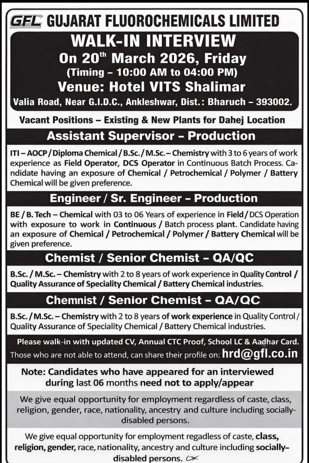 Gujarat Fluorochemicals Limited