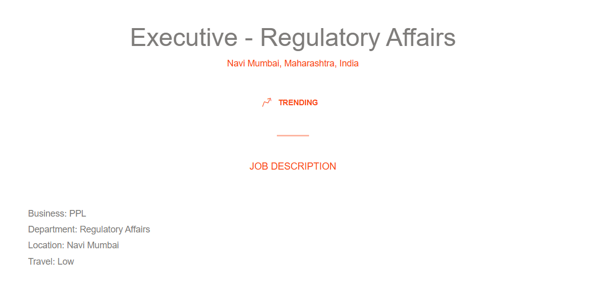 Piramal Pharma Solutions Hiring 2026
