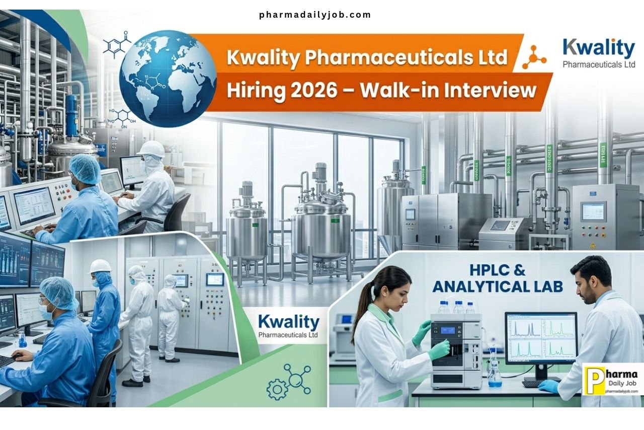Kwality Pharmaceuticals Ltd Hiring 2026