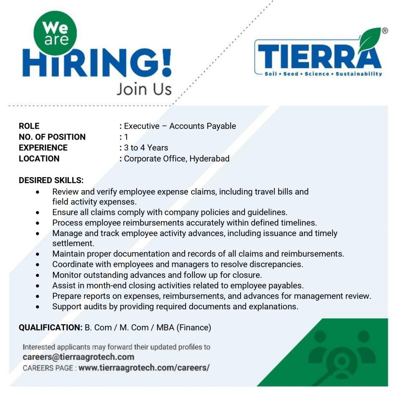 Tierra Agrotech Hiring