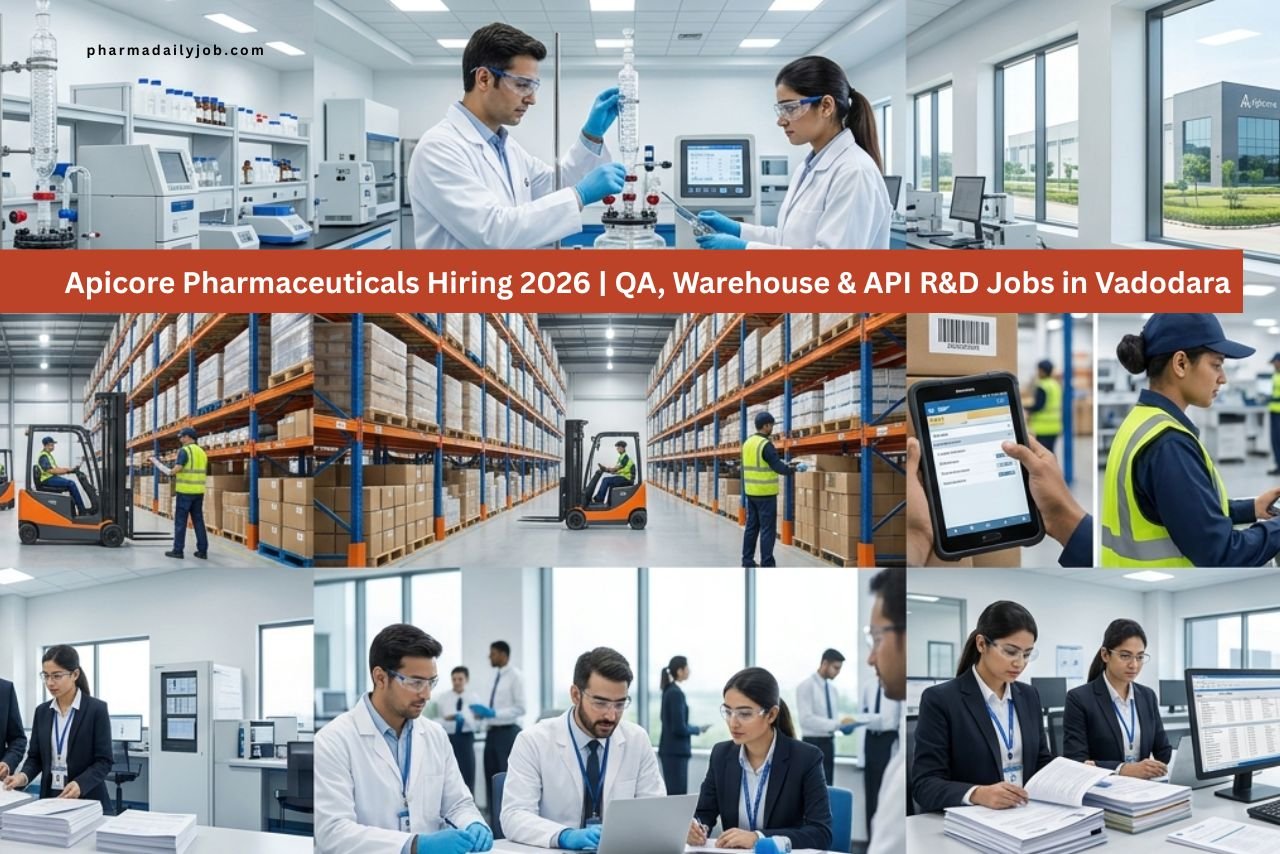 Apicore Pharmaceuticals Hiring 2026