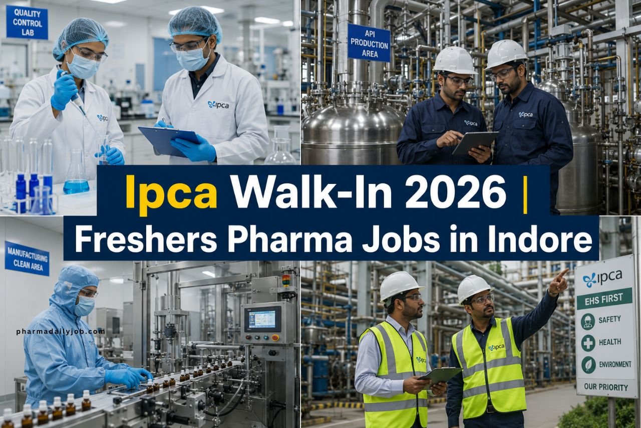 Ipca Laboratories Walk-In Interview