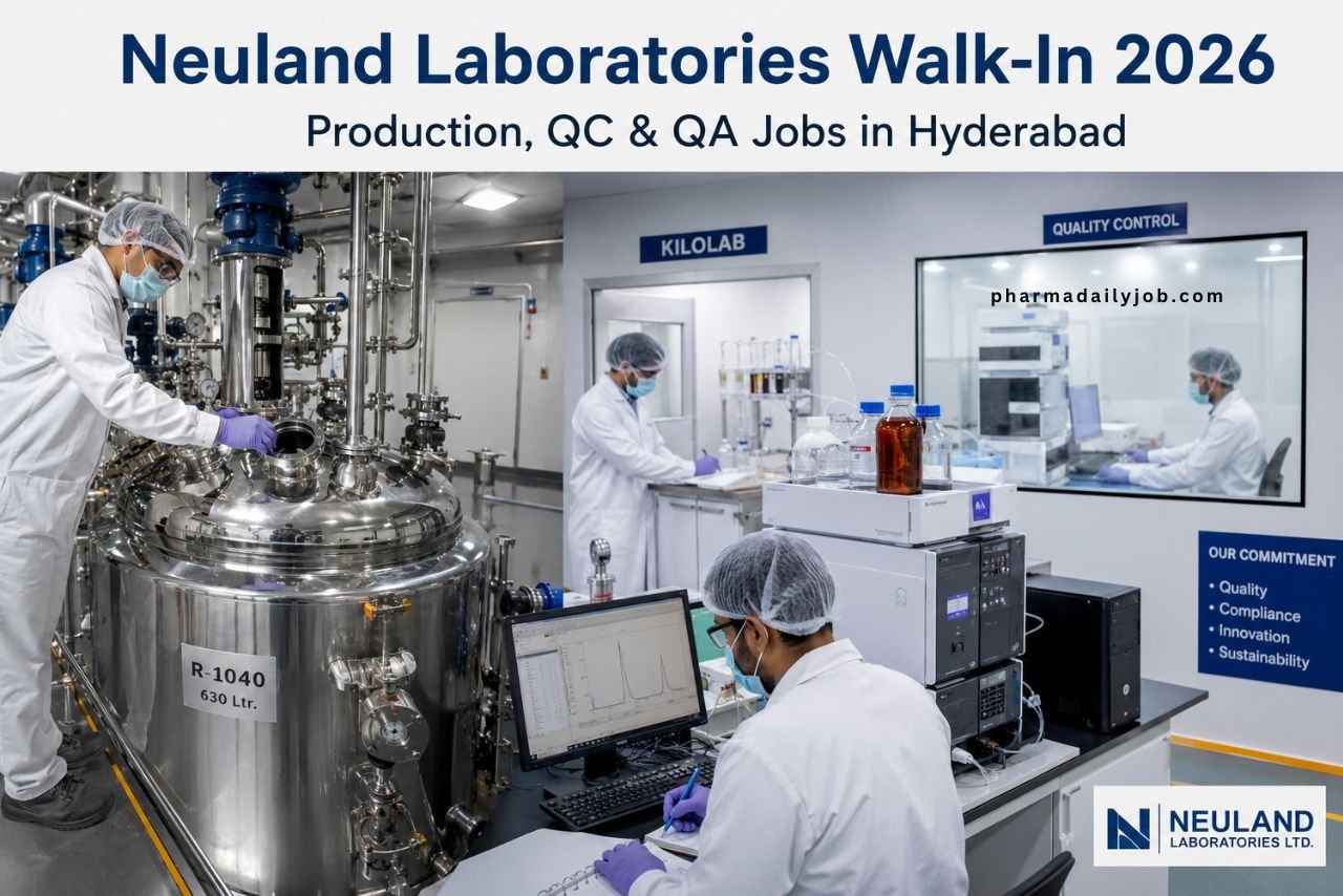 Neuland Laboratories Walk-In Interview 2026