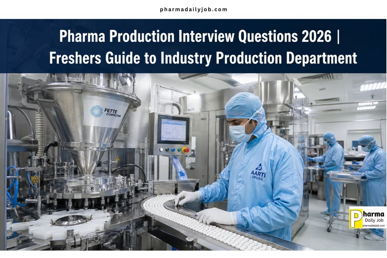 Pharmaceutical Industry Production Department