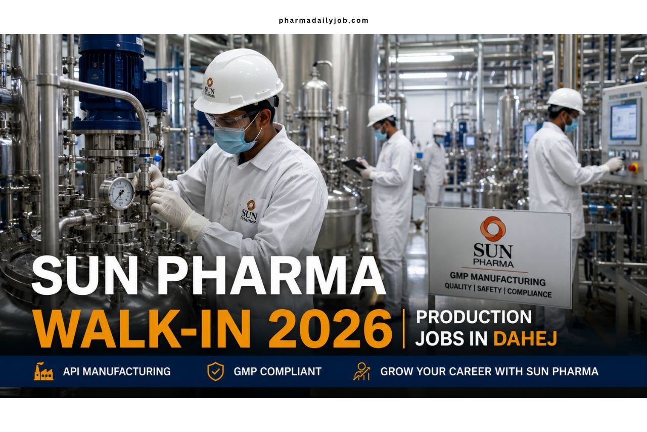 Sun Pharma Walk-in 2026