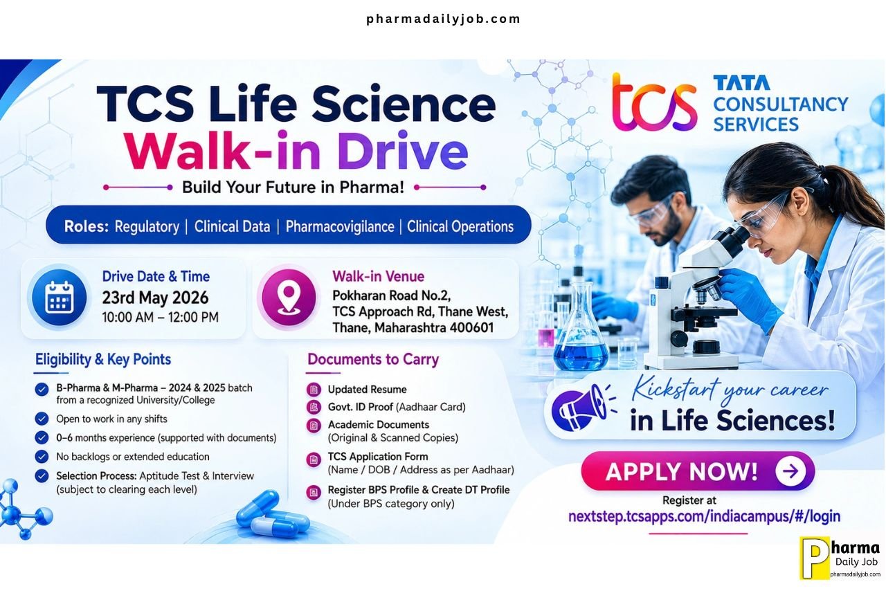 TCS Life Science Walk-In Drive