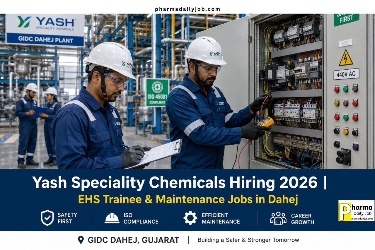 Yash Speciality Chemicals Hiring 2026