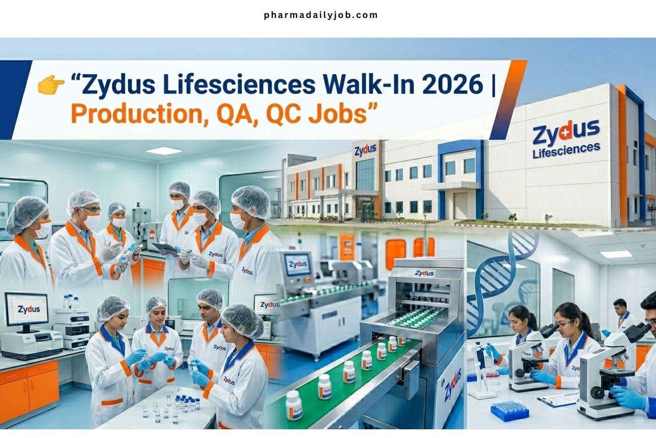 Zydus Lifesciences Walk-In Interview
