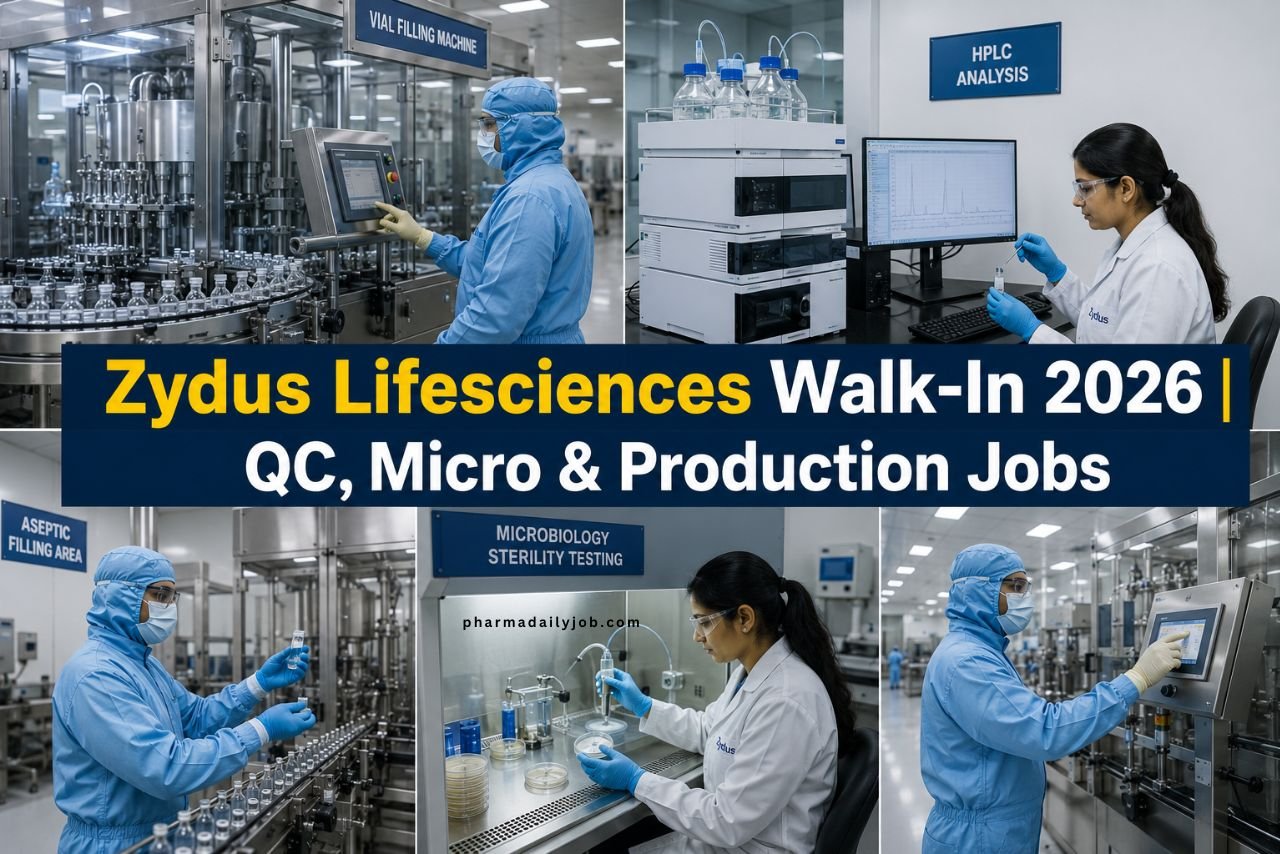 Zydus Lifesciences Walk-In Interview 2026