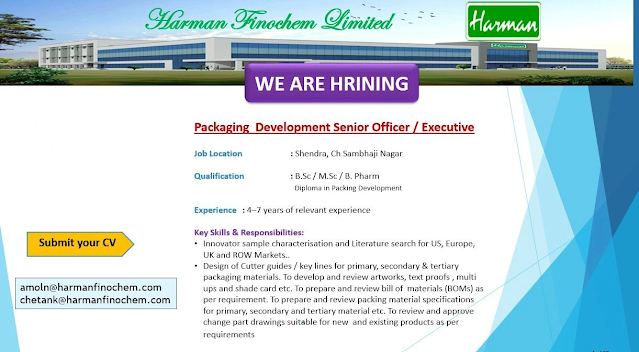 Harman Finochem Hiring