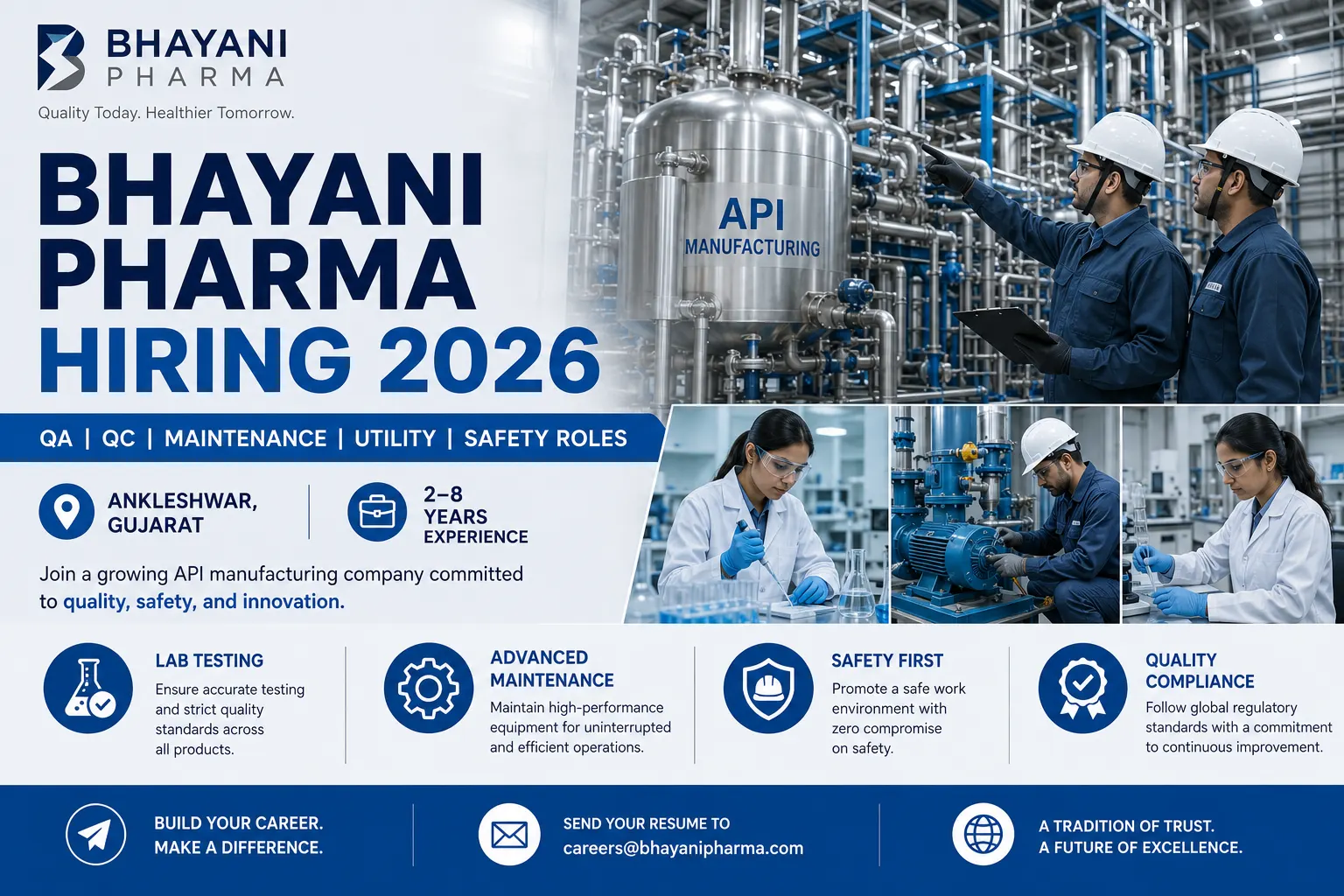 Nagindas Hiralal Bhayani Pharma Jobs 2026