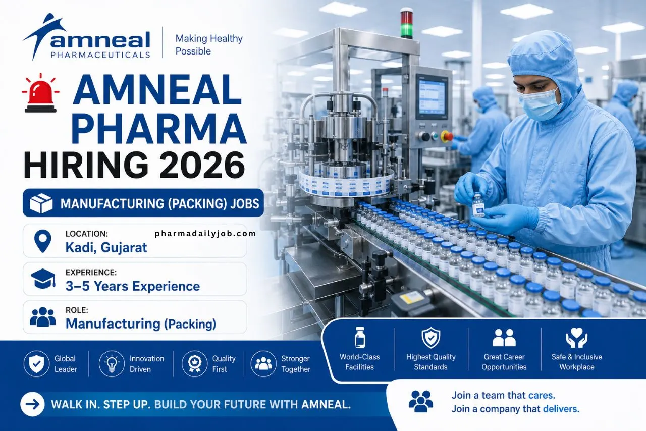 Amneal Pharmaceuticals Hiring 2026