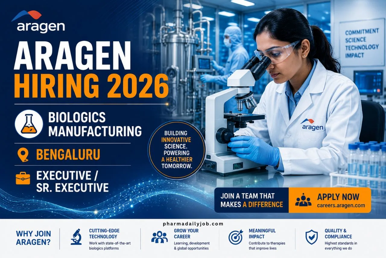 Aragen Life Sciences Hiring 2026