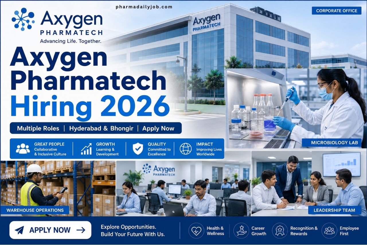 Axygen Pharmatech Hiring 2026