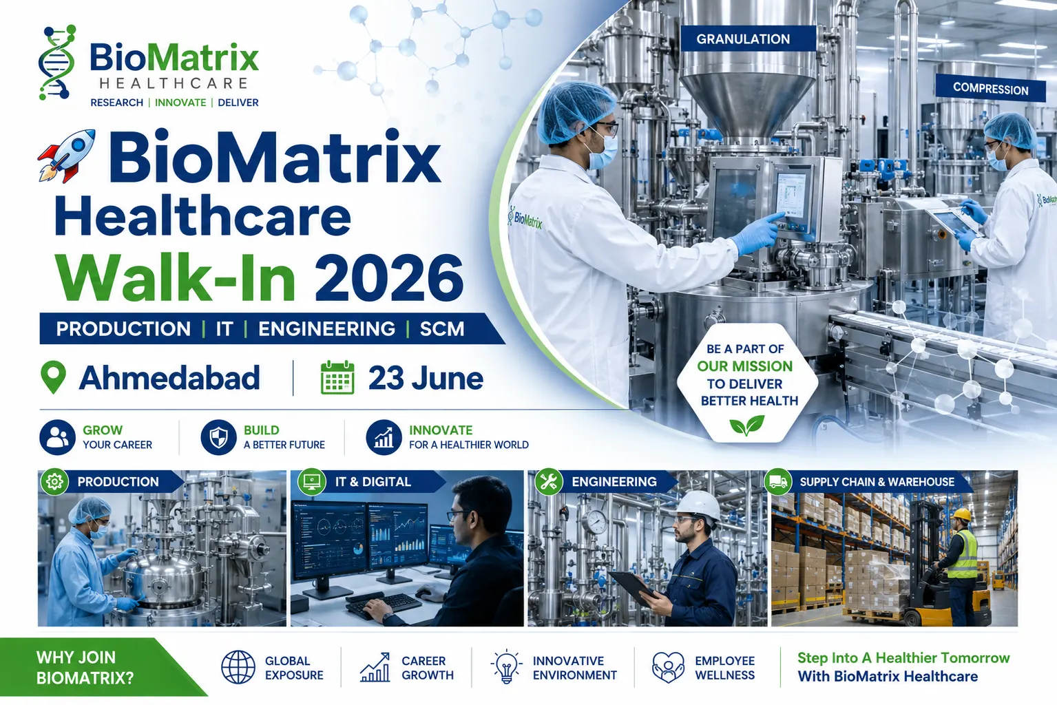 BioMatrix Healthcare Walk-In Interview 2026