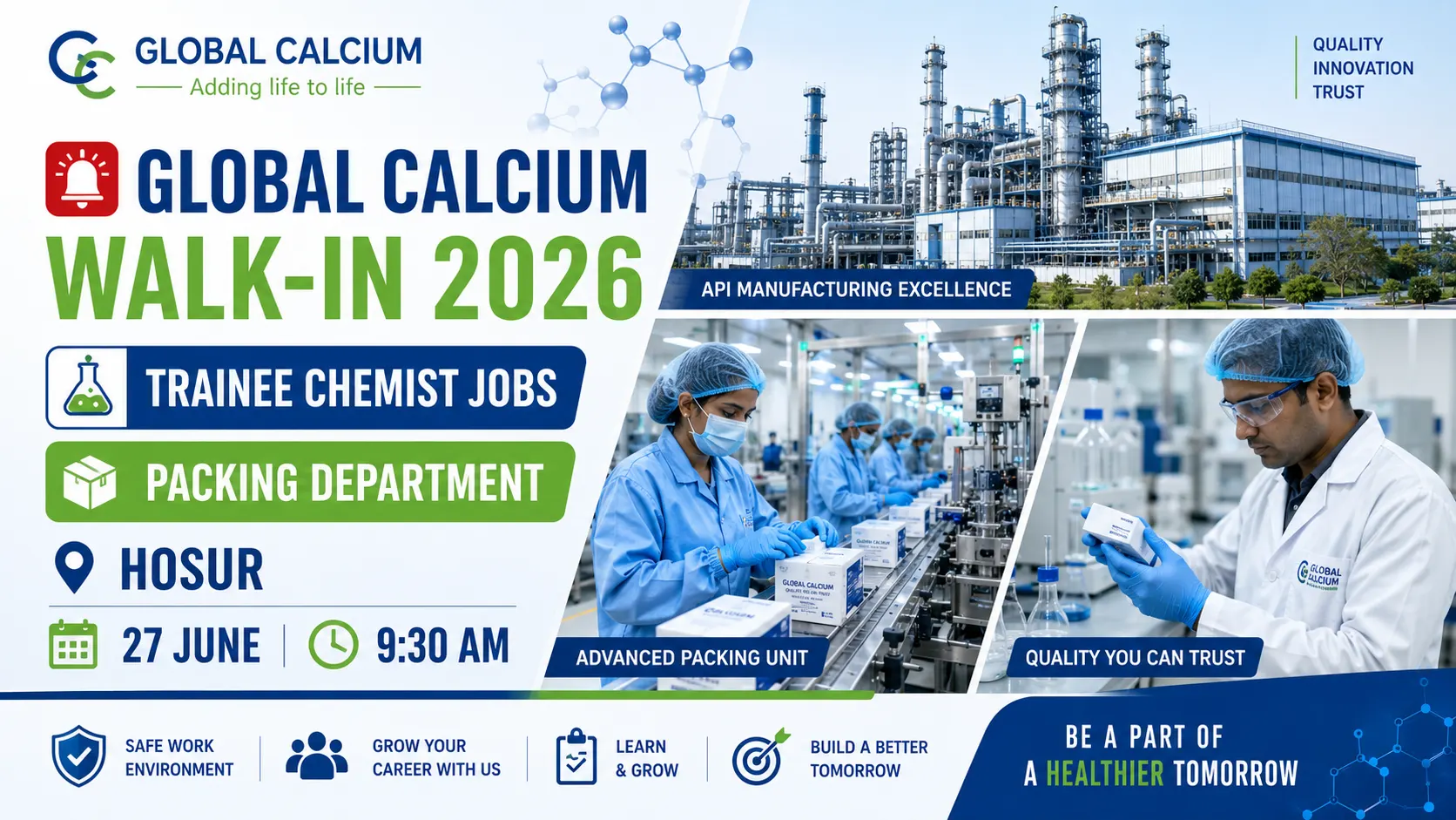 Global Calcium Walk-in Interview 2026
