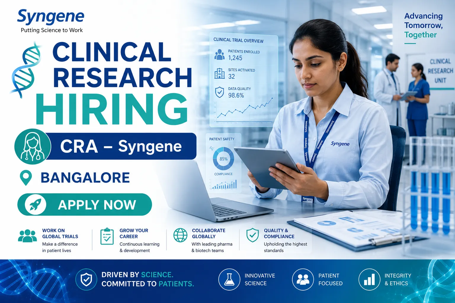 Syngene Hiring Clinical Research Associate