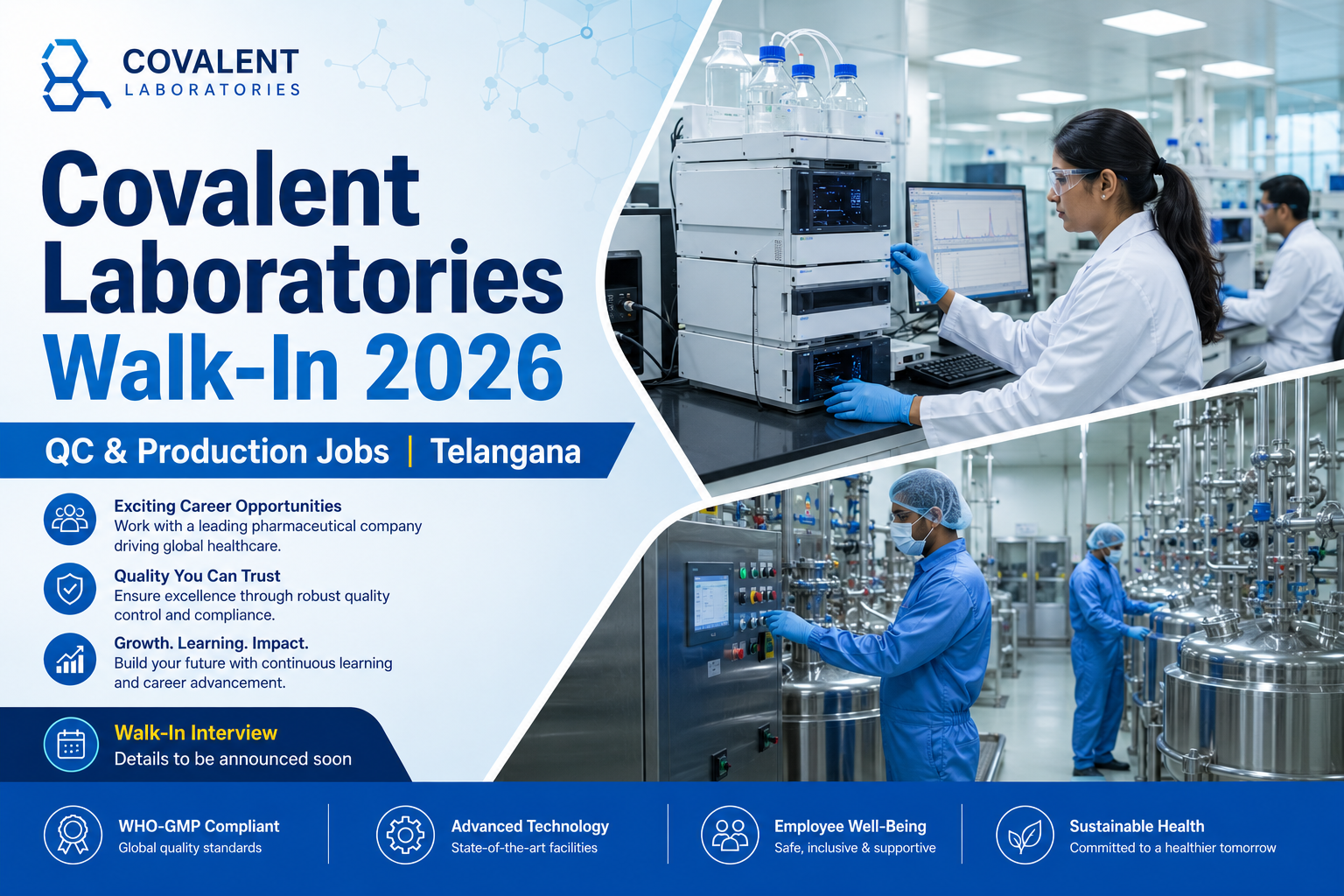 Covalent Laboratories Walk-In Interview 2026