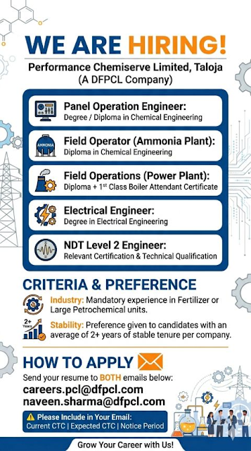 Deepak Fertilisers Jobs 2026