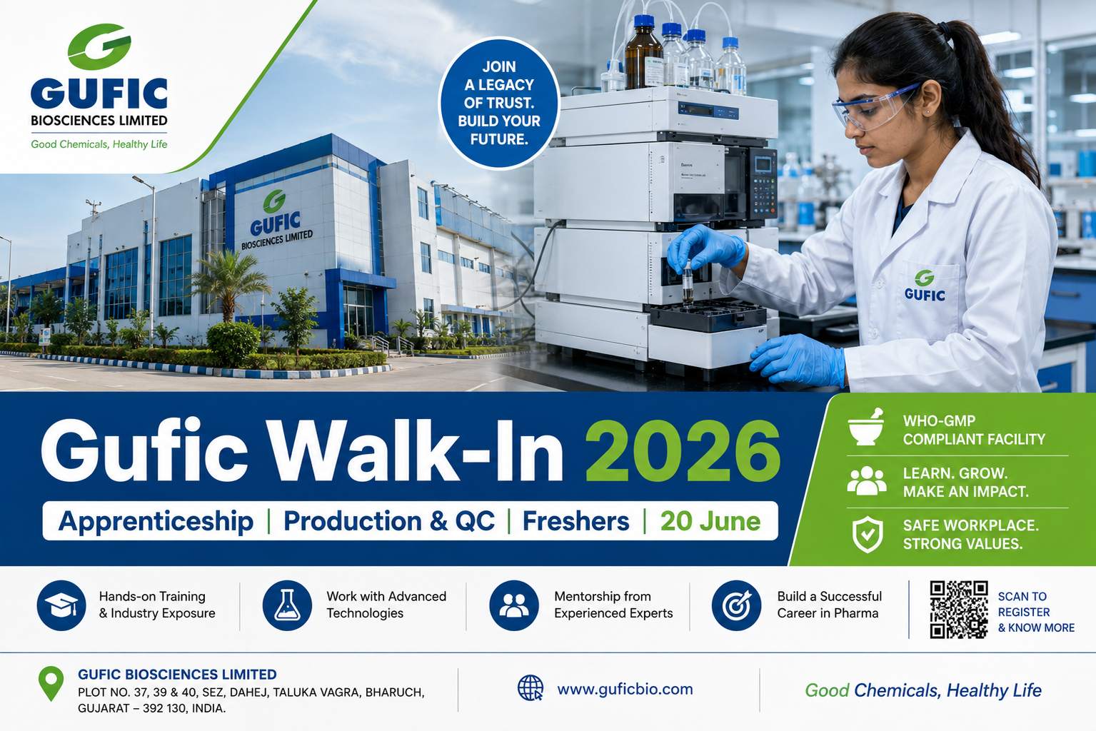Gufic Biosciences Walk-In Drive