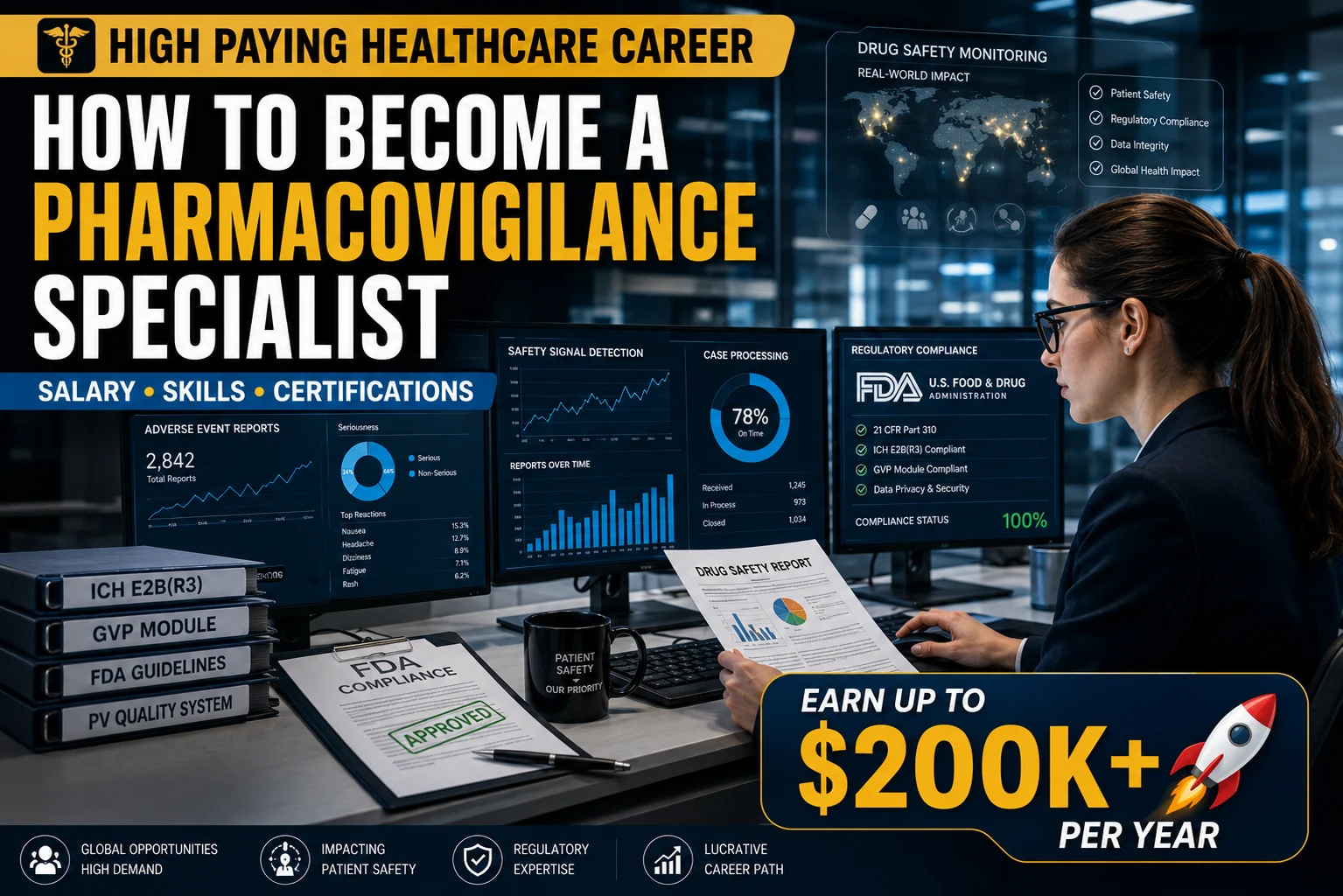HOW TO BECOME A PHARMACOVIGILANCE SPECIALIST