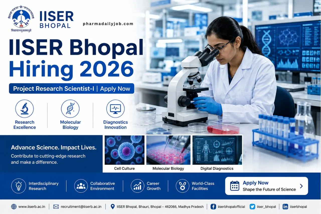 IISER Bhopal Recruitment 2026