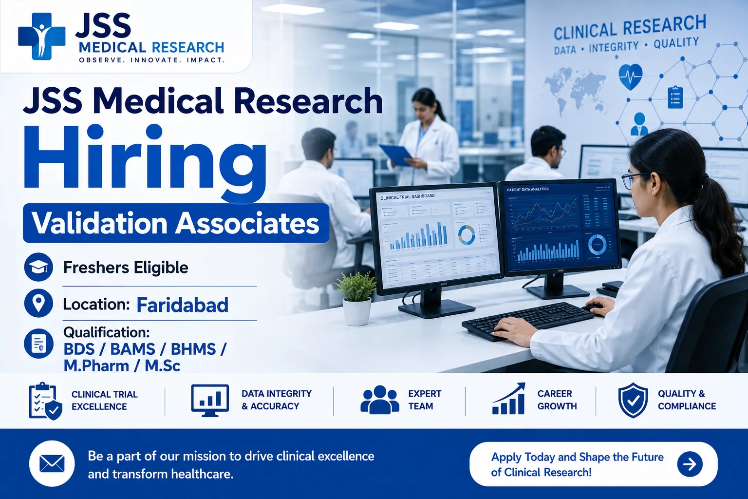 JSS Medical Research Hiring Validation Associates