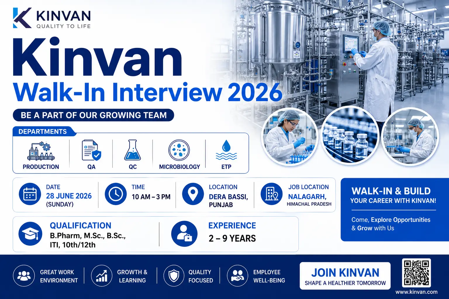 Kinvan Walk-In Interview 2026