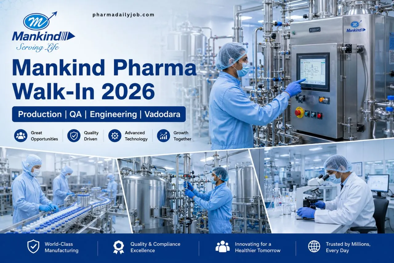Mankind Pharma Walk-in Drive 2026