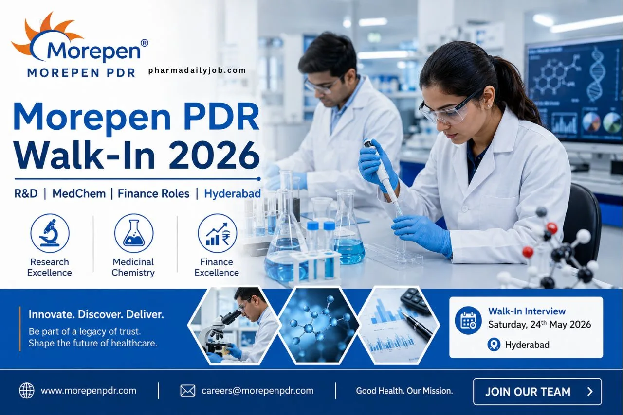 Morepen PDR Walk-In Interview 2026