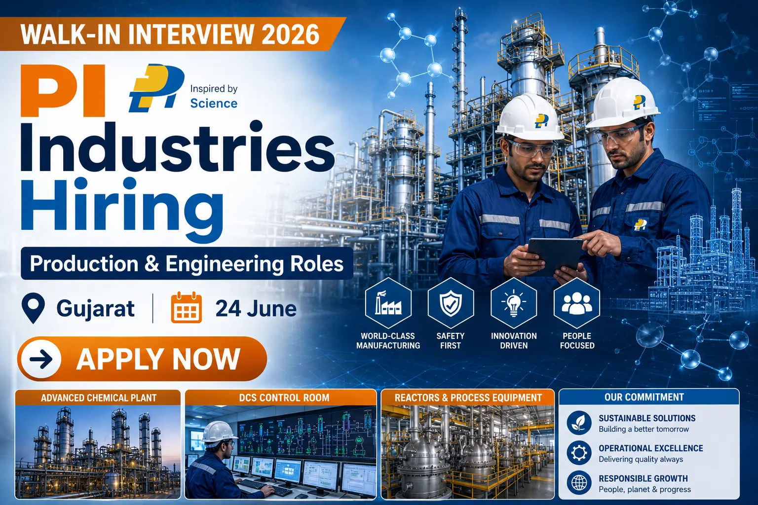 PI Industries Recruitment Drive 2026