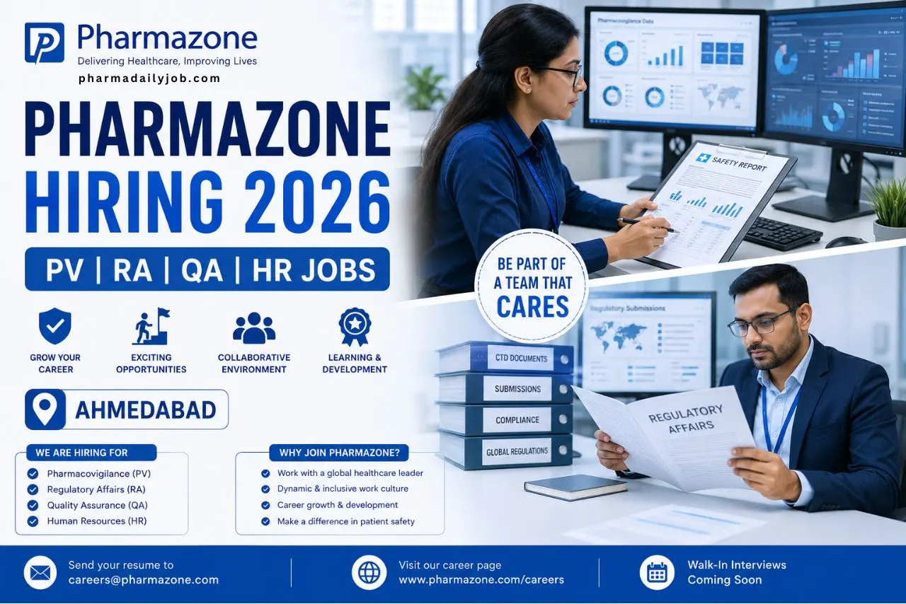 Pharmazone Hiring 2026