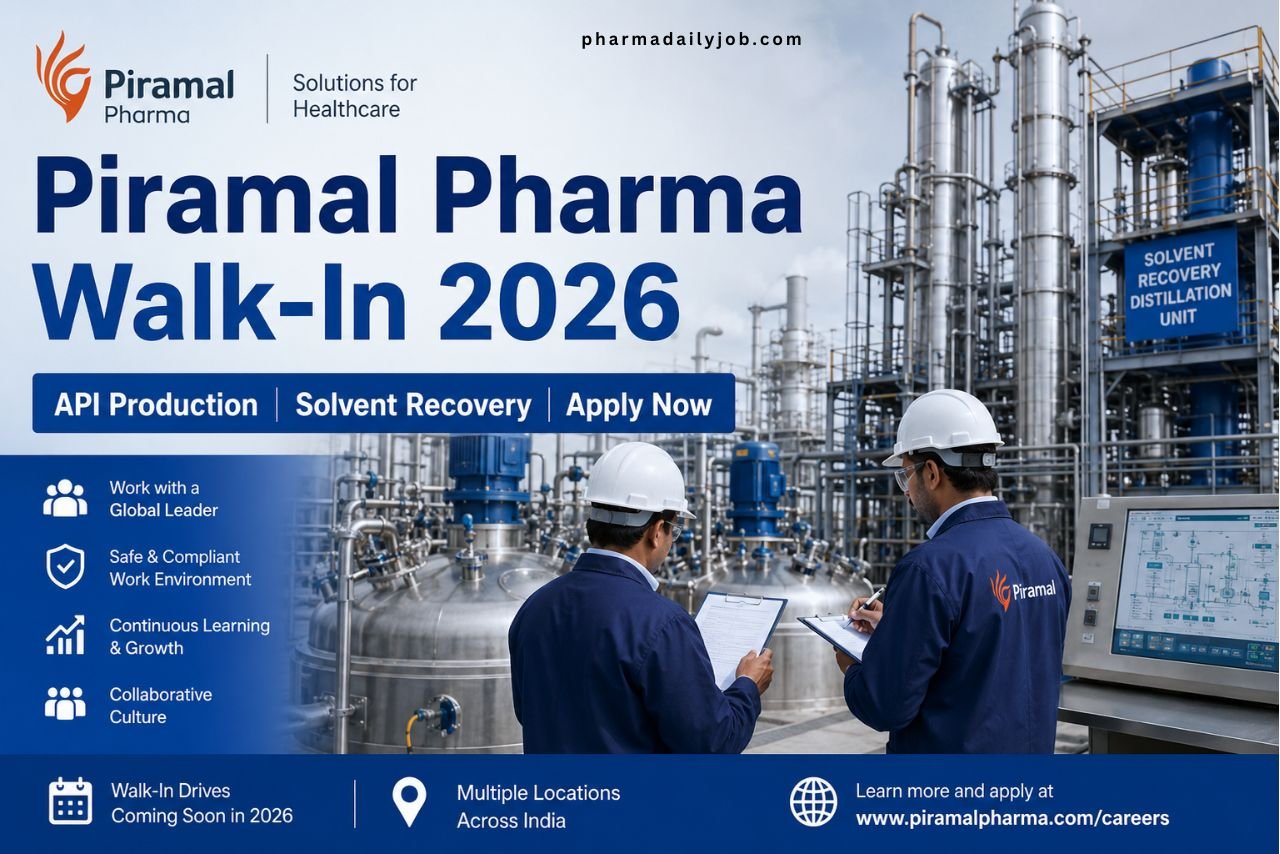 Piramal Pharma Walk-In Drive 2026